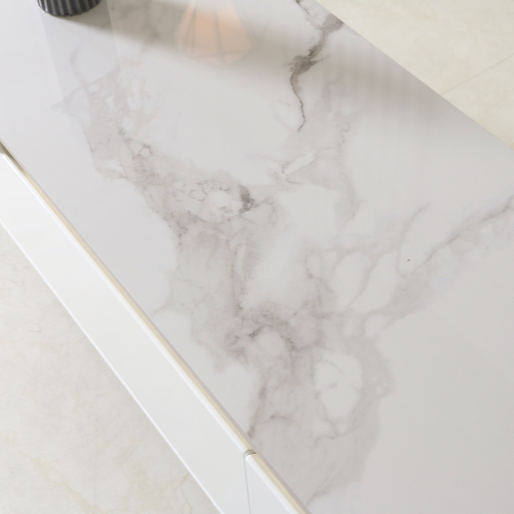 스코나 아네타 템바보드 포세린 세라믹 원목서랍 거실장 2000 TV장