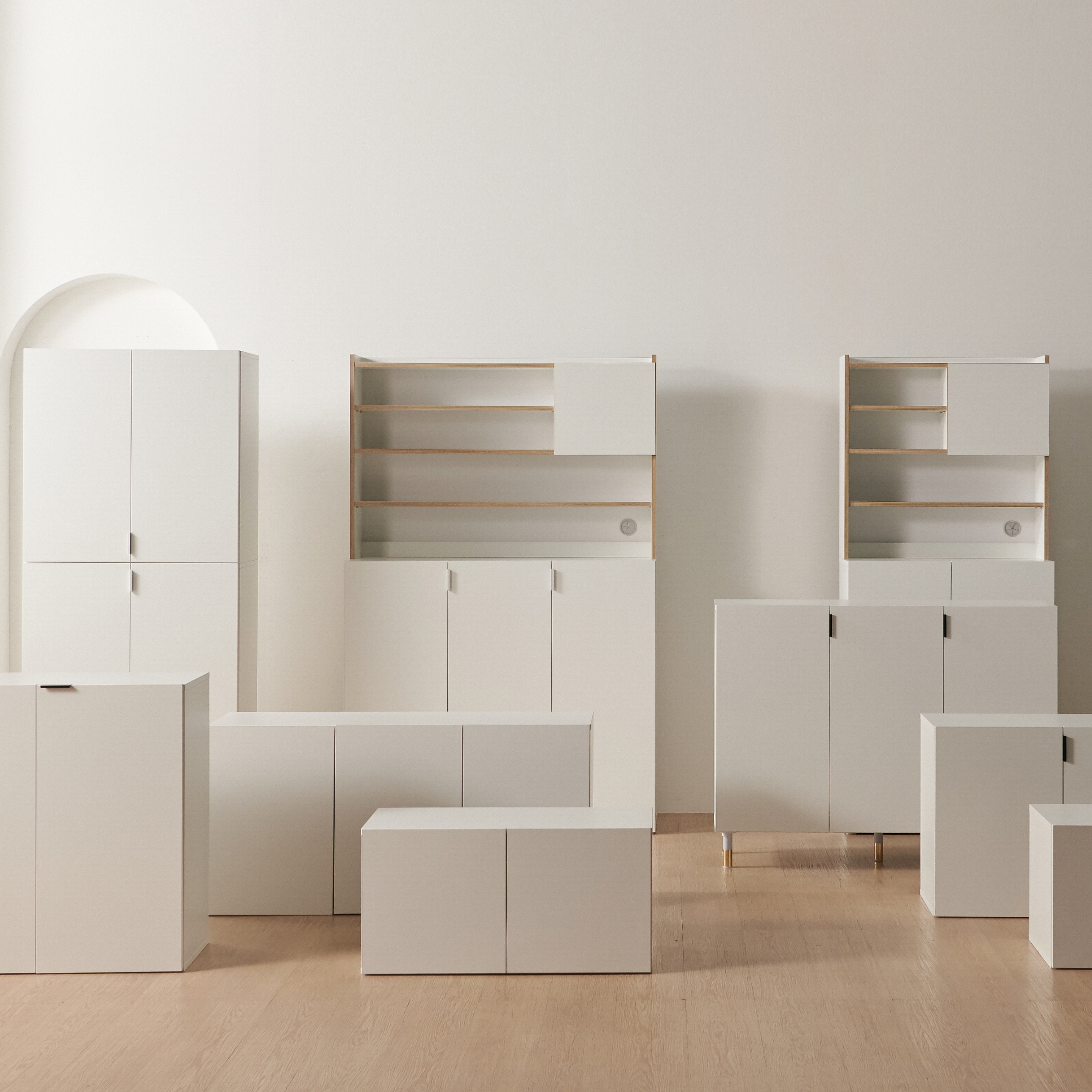 사무실수납장 올문장 2단 800 슬림 사무용책장 서류장 사무실책장 화이트에지