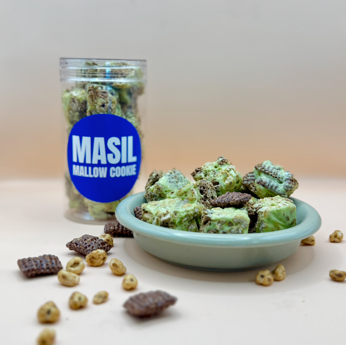 쫀득쿠키 수제 마시멜로우 쿠키 말차퐁 말차 그래놀라 100g+30g - 상세 이미지 3