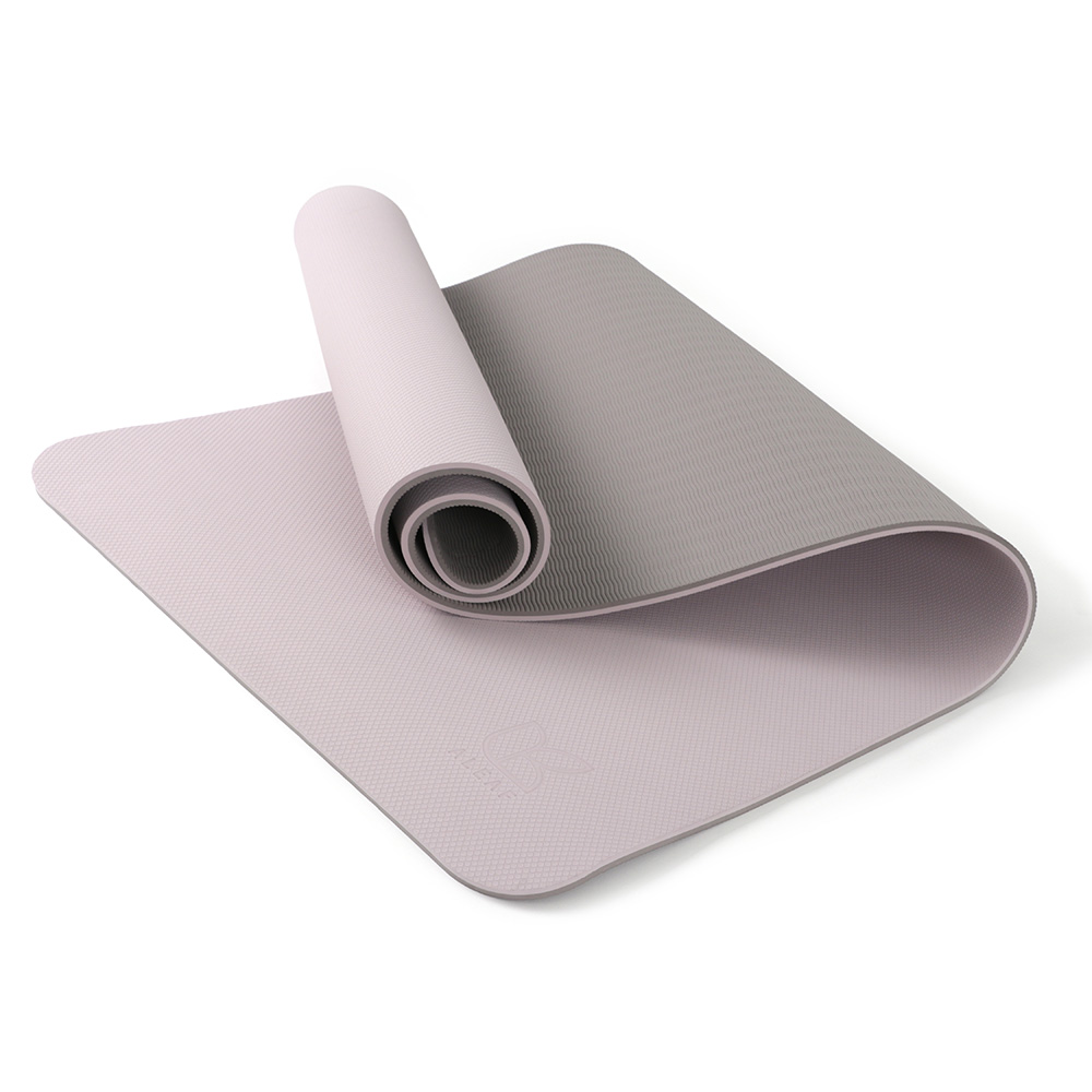 아리프 TPE 요가매트 스탠다드 양면 밴드포함 10mm, 스킨베이지