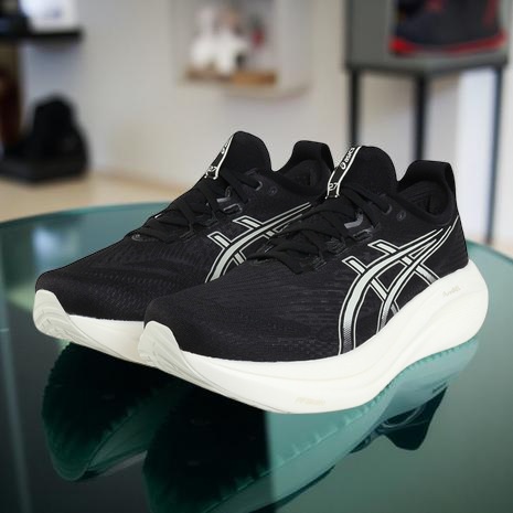 아식스 젤 님버스 27 엑스트라와이드 4E 남성 러닝화 조깅 운동화 1011B957.002