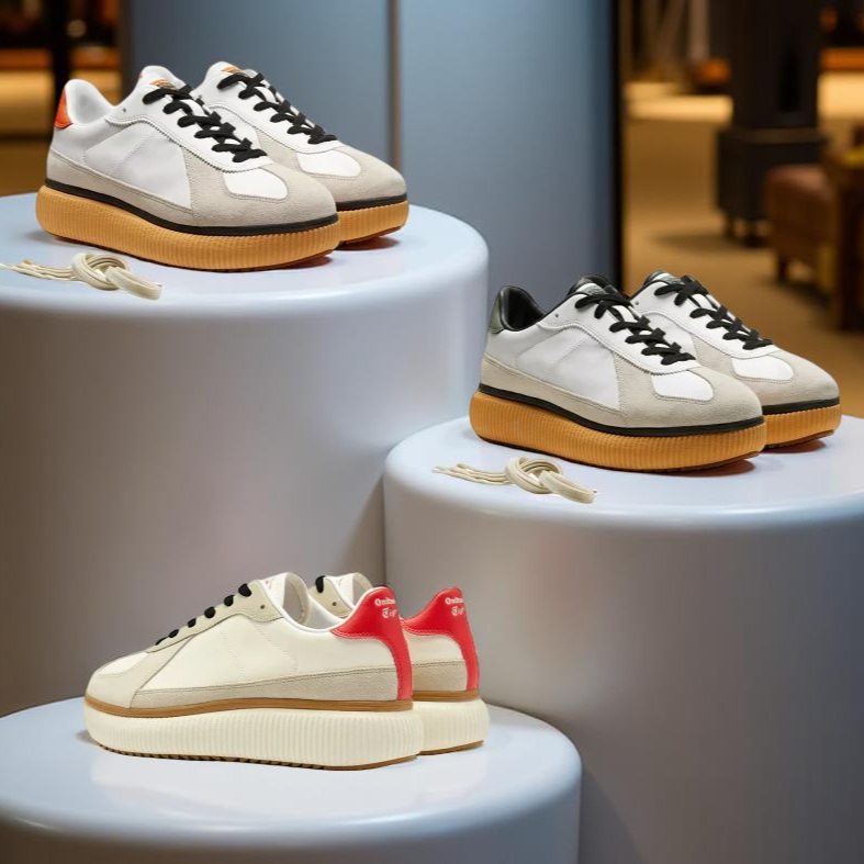 오니츠카타이거 델리시티 스니커즈 운동화 남성 1183B874 280 화이트/하바네로