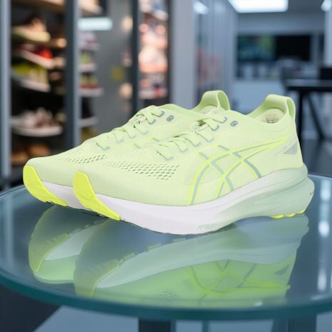 아식스 젤 카야노 31 와카쿠사 스탠다드 여성 러닝화 조깅 운동화 1012B670-300