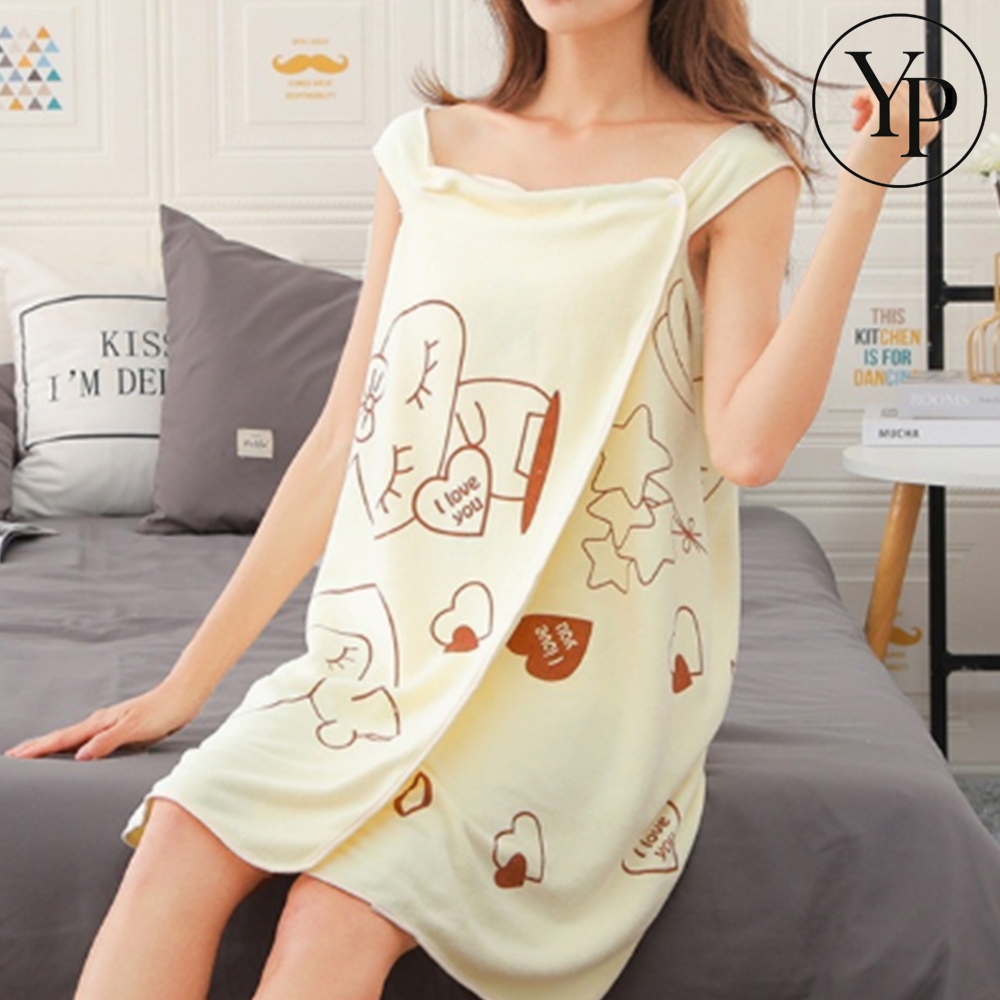 여성 원피스 샤워 타월 목욕 가운 민소매 랩 부드러운 로브 수건