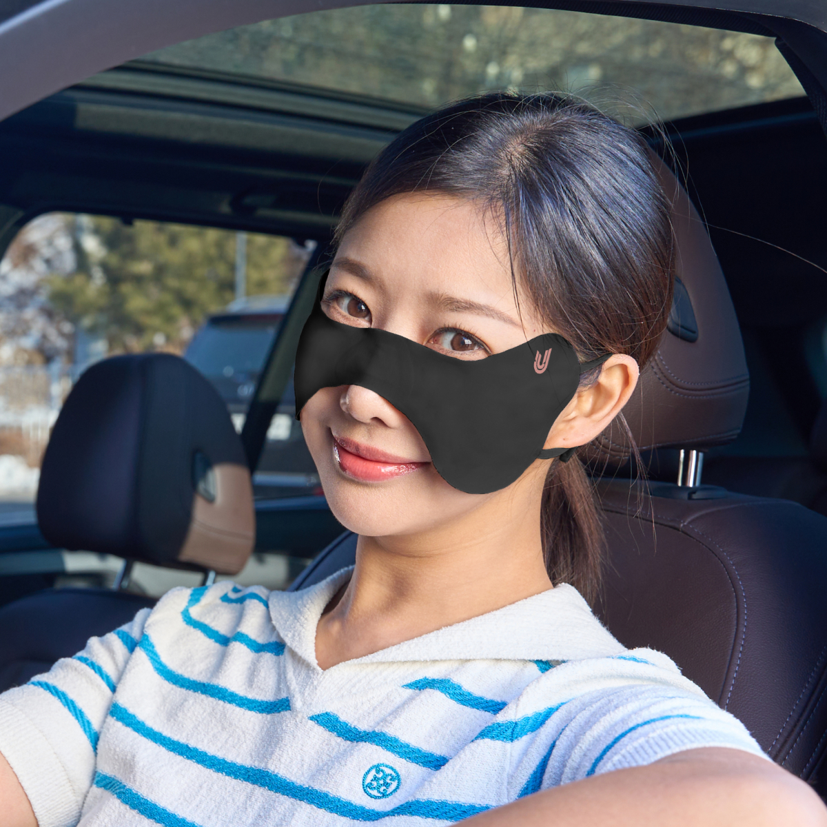 유투스포츠 MS8N 나비점보 자외선차단마스크 얼굴햇빛가리개 골프 기미존 자전거 러닝 마스크 이미지 3