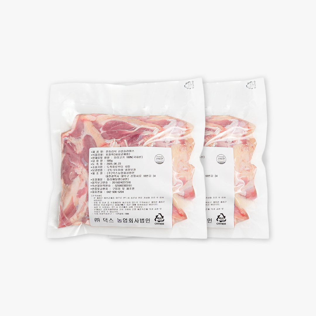 국산 컨츄리덕 생오리고기 500g, 2개 - 상품 이미지