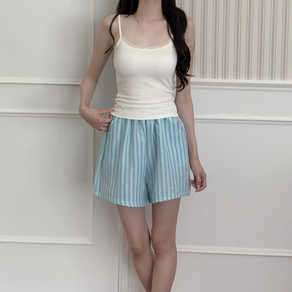 캡내장나시 브라탑 브라캡 일체형 끈나시 5color 이미지 3