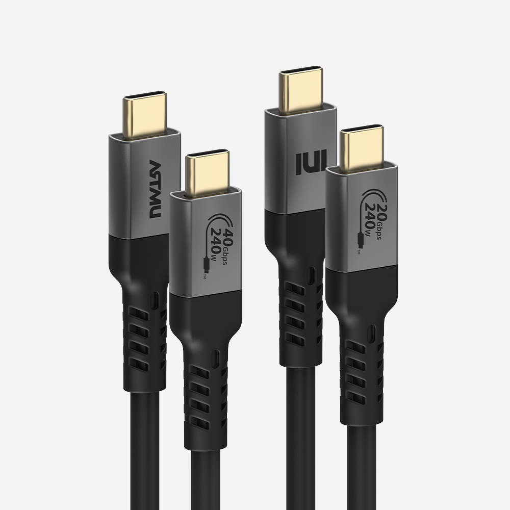 USB-IF인증 USB4 240W EPR 40Gbps 20Gbps 케이블 1m, 1개 - 상세 이미지 5