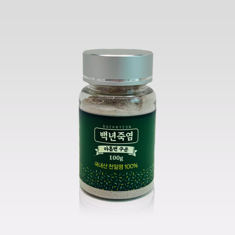 백년죽염 9회 자죽염 분말 100g, 1개 - 메인 이미지