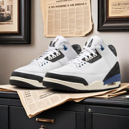 [해외]아 마 마니에르 x 에어 조던 3 레트로 OG SP '포 더 러브' 디퓨즈드 블루 HV8571-100 HV8571-100