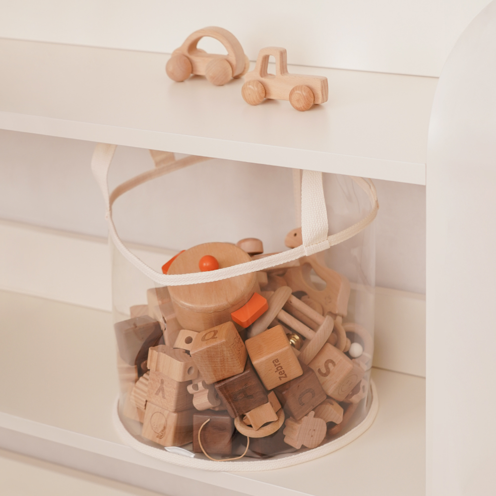 아이블린 투명 장난감 정리함 레고 인형 보관함 S