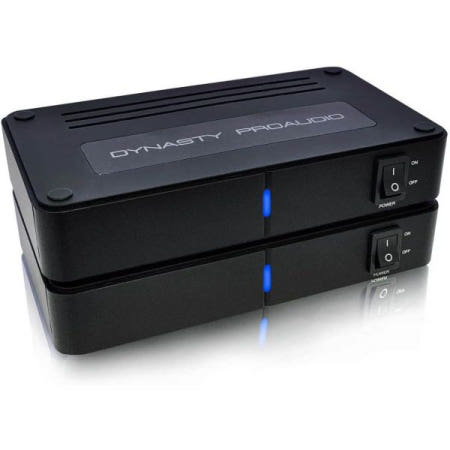 [DYNASTY PROAUDIO][해외]50W 앰프 2개가 내장된 WSA-5RP 무선 서라운드 사운드 리어 스피커 키트, 5.2G / 5.8GHz 듀얼 밴드 선택 가능, 총 106개의 RF 채널 자동 스위칭, 블