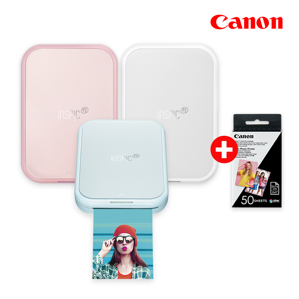 [N포인트 1만원] 캐논 인스픽P2 50매패키지 포토프린터 핸드폰 사진인화 PV-223