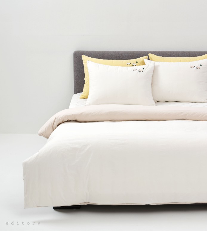 레노마홈 리오 양모 차렵이불 고밀도면80수 호주양모 먼지없는 안단이불커버 4가지 색상