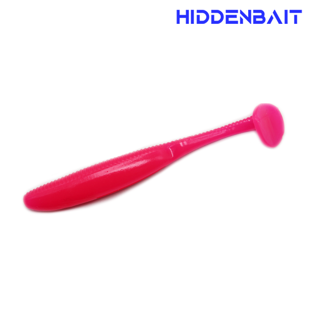 히든베이트 타이탄2 쉐드웜 소프트베이트 루어웜 광어낚시 배스낚시 H207 BLACK RED, 11cm(4.3인치) - 상세 이미지 3