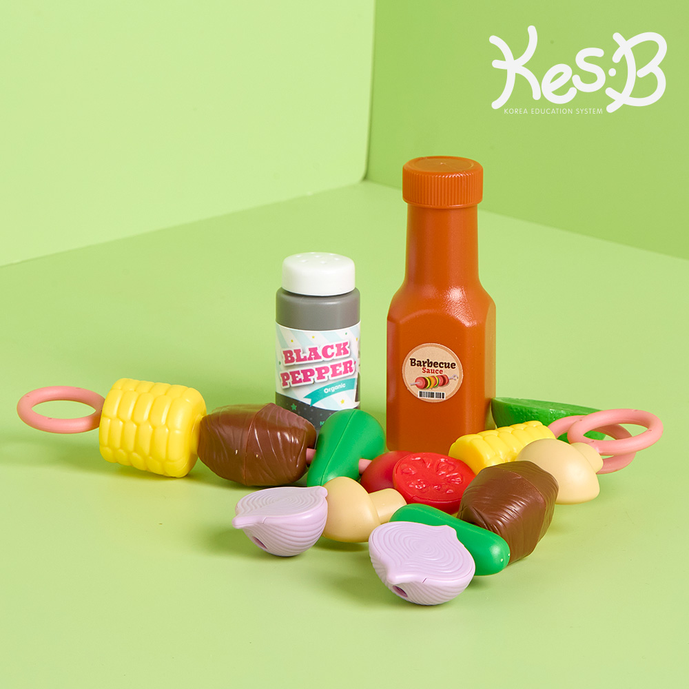 캐스비 너처네이처 꼬치만들기 캠핑 바베큐 소꿉놀이 요리역할 - 상품 이미지
