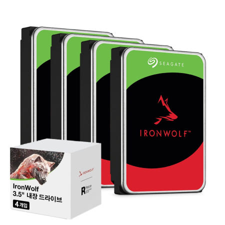 씨게이트 아이언울프 6TB Seagate IronWolf ST6000VN006 4PACK