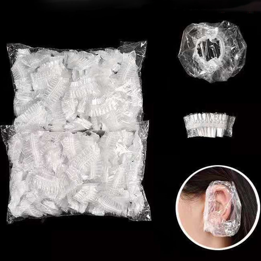 염색 이어캡 귀마개 미용실 귀덮개 귀비닐