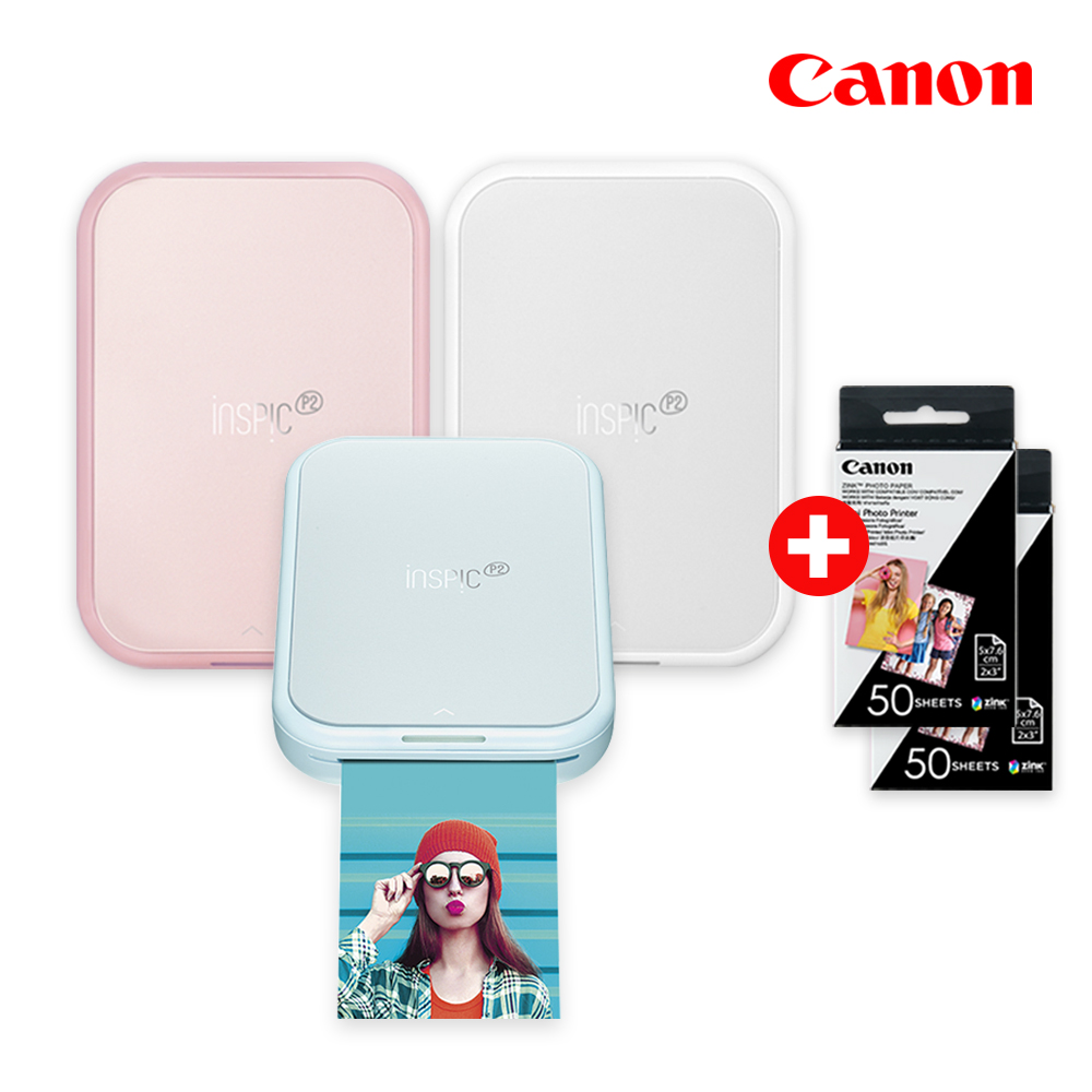 [N포인트 1만원] 캐논 인스픽P2 100매패키지 포토프린터 핸드폰 사진인화 PV-223