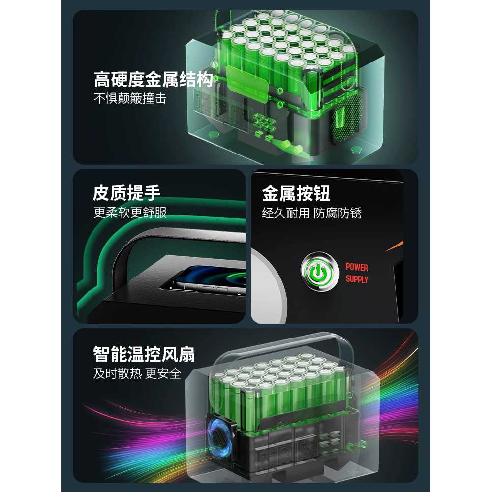 캠핑 파워뱅크 차박 야외 휴대용 자동차 전원 공급 장치 200W 이미지 6