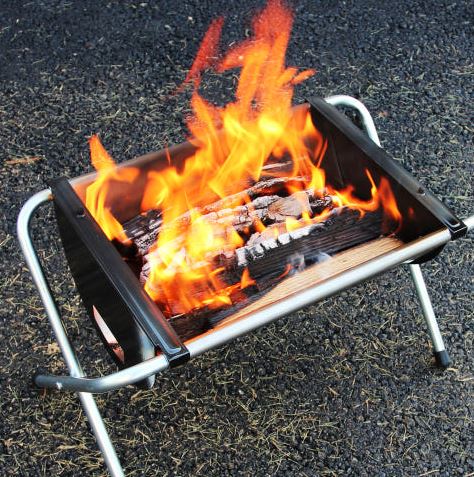 밥캠핑 엑스 그릴 가방 화로 미니 불멍 화로대 바베큐 접이식