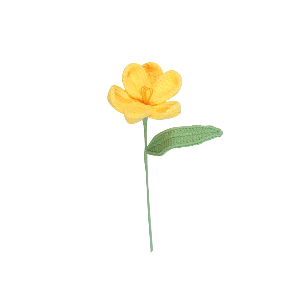 오픈 튤립 2P 수제 뜨개 꽃 조화 니트꽃 부케 화환 기념일 선물 이미지 8