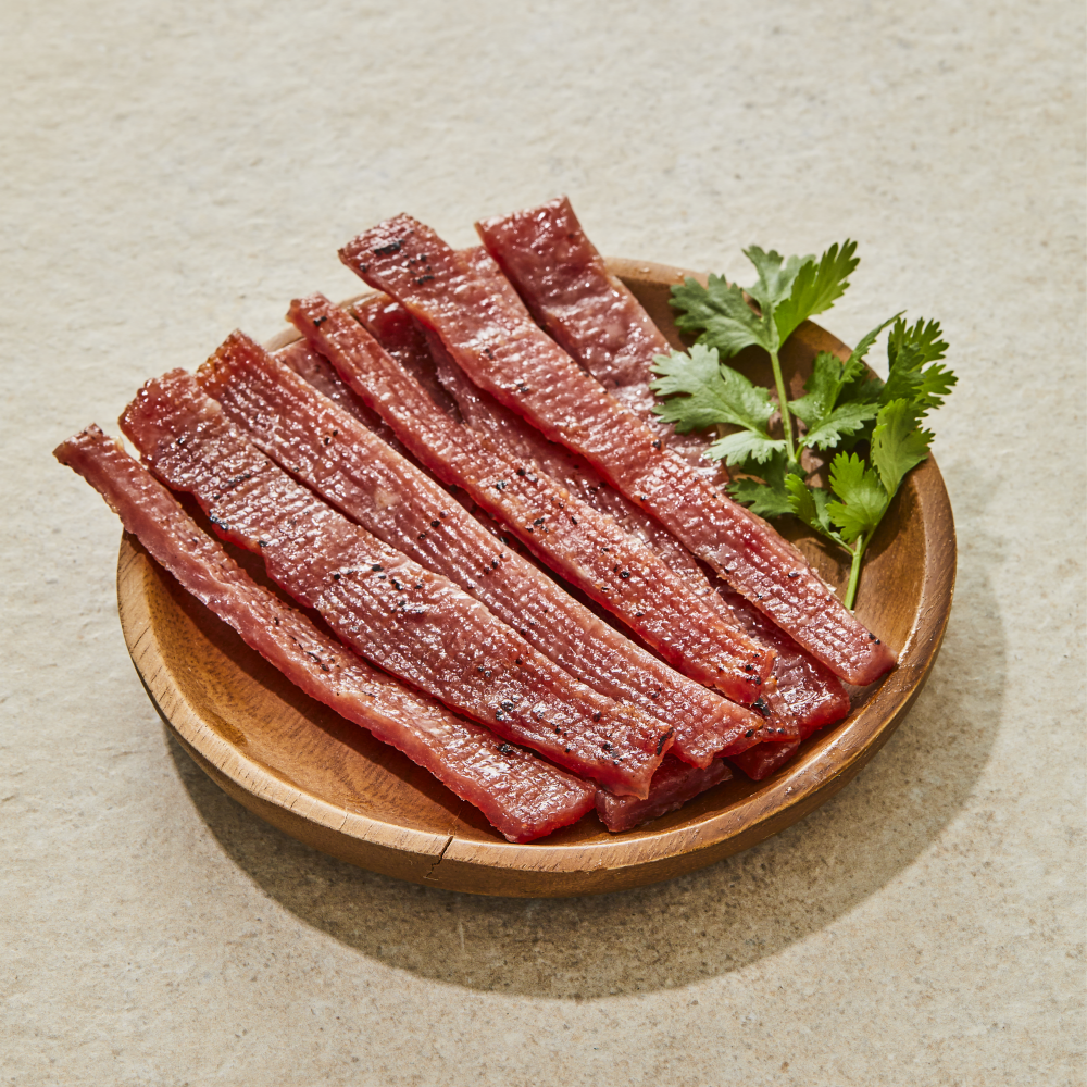삼형제고기 돼지육포 40g 1팩 수제육포 부드러운 간식 달콤 순한맛 - 상세 이미지 3