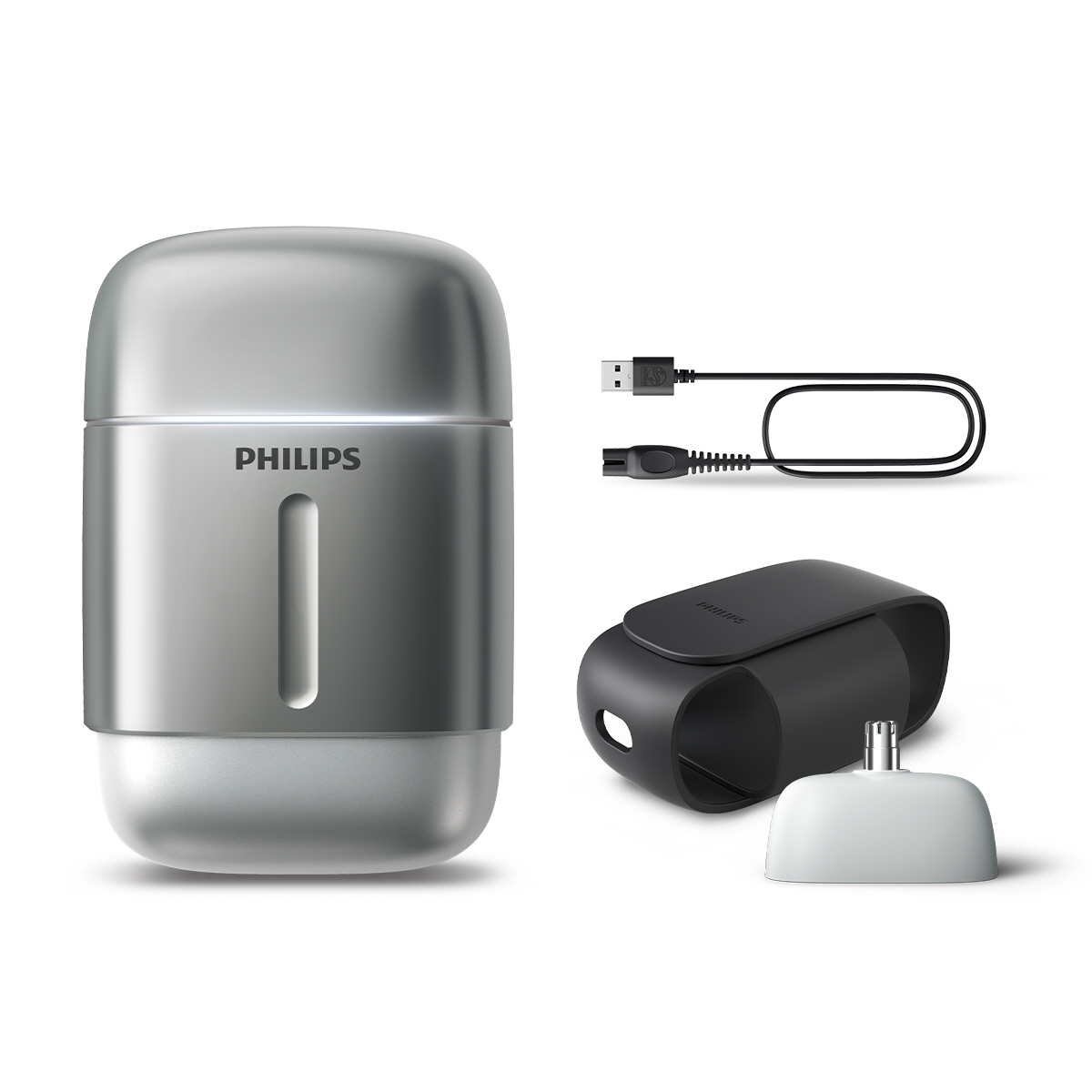 필립스 컴팩트 프로 휴대용 전기면도기 실버 S793/06 - 상세 이미지 2