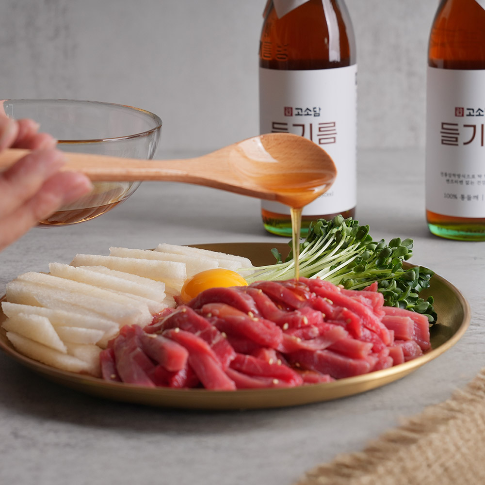 침전물없는깨끗한 고소담 통참깨 참기름 + 파우치형 쇼핑백 350ml 통깨 참기름 답례품 이미지 6