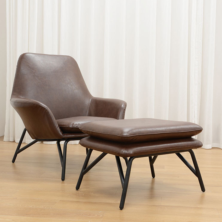 알든 인테리어 가죽 라운지 체어 Alden Chair - 상세 이미지 4
