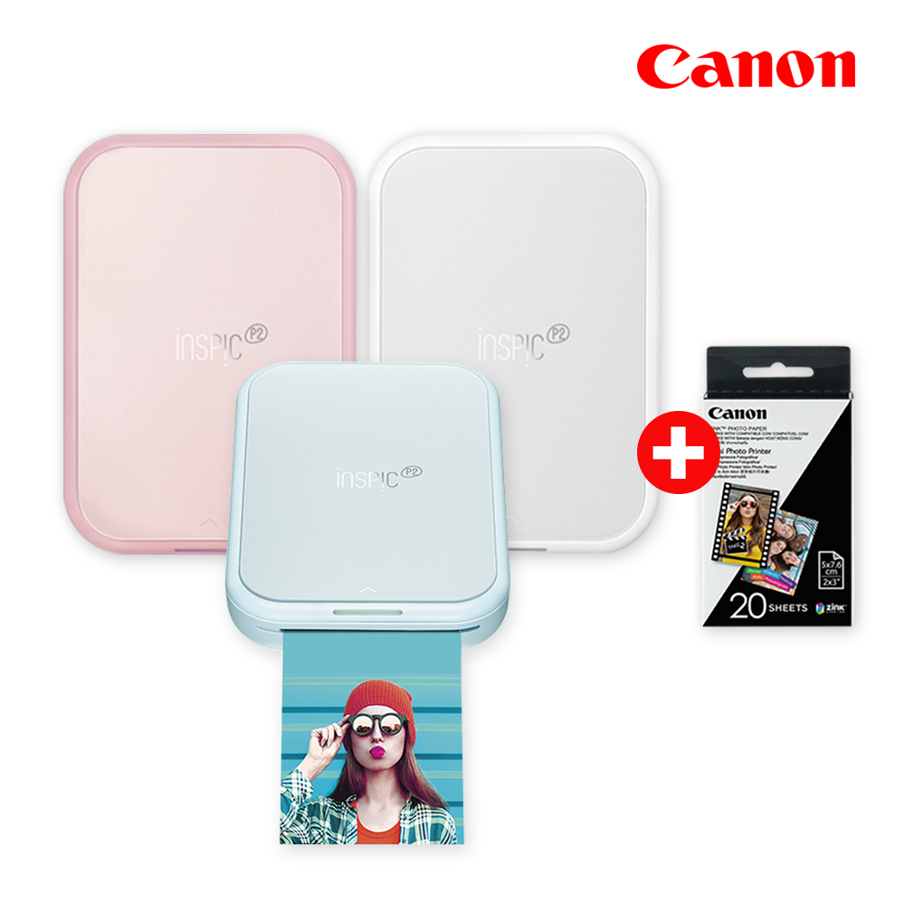 [N포인트 1만원] 캐논 인스픽P2 20매패키지 포토프린터 핸드폰 사진인화 PV-223