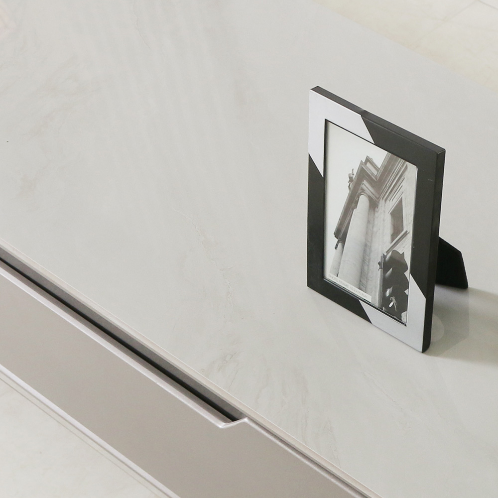 스코나 아네타 템바보드 포세린 세라믹 원목서랍 거실장 2000 TV장