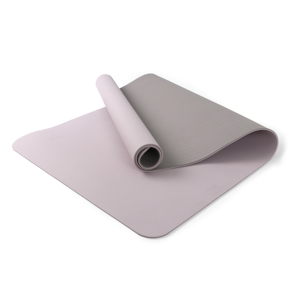 아리프 TPE 요가매트 와이드 양면 밴드포함 6mm, 스킨베이지