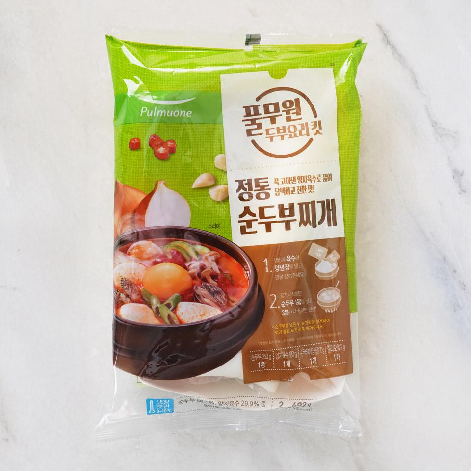 메가마트 풀무원 정통순두부찌개 602g - 상품 이미지