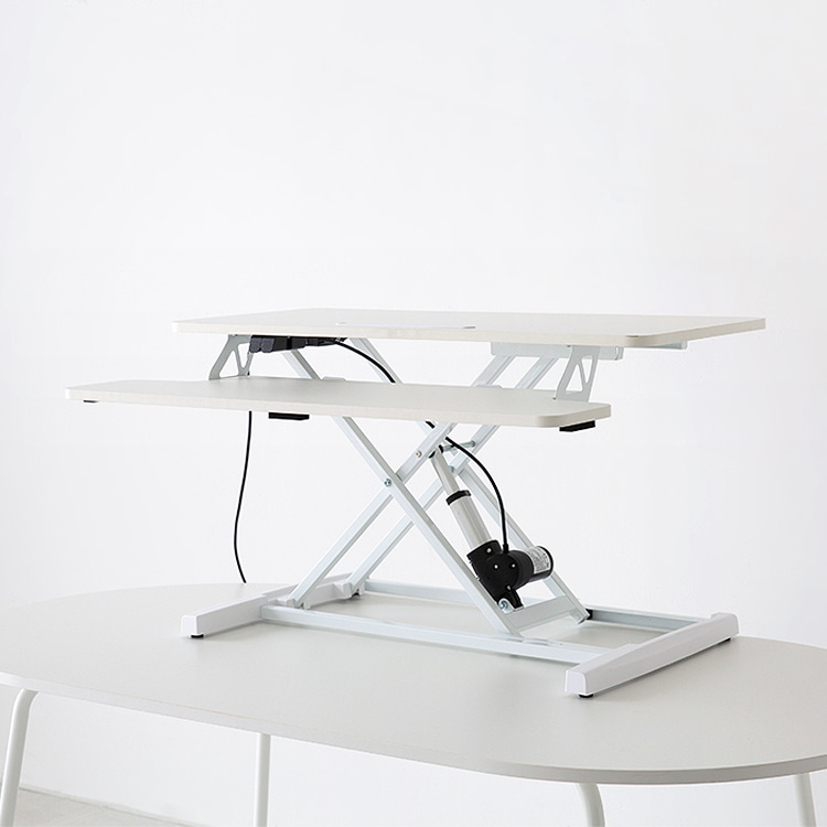 스마트리프트 전동 높이조절 모션데스크 910 910mm, 화이트 2939.7245