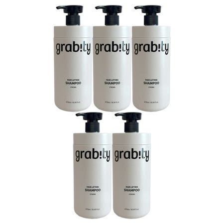 GRABITY 헤어 리프팅 샴푸 스트롱 알러젠향 475ml 5개