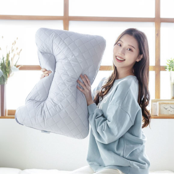 아이누오 호텔베개 경추 베개 목디스크 거북목 일자목 코골이 기능성 숙면 편한 낮은 꿀잠 - 상세 이미지 2