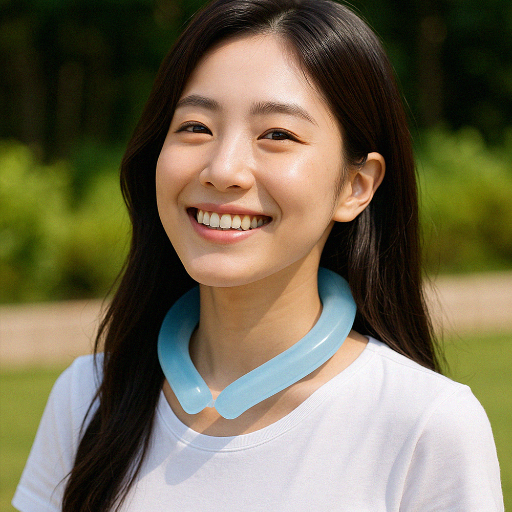 여름넥쿨러 아이스밴드 아이스링 얼음 목걸이 넥밴드 넥쿨러 - 상세 이미지 2