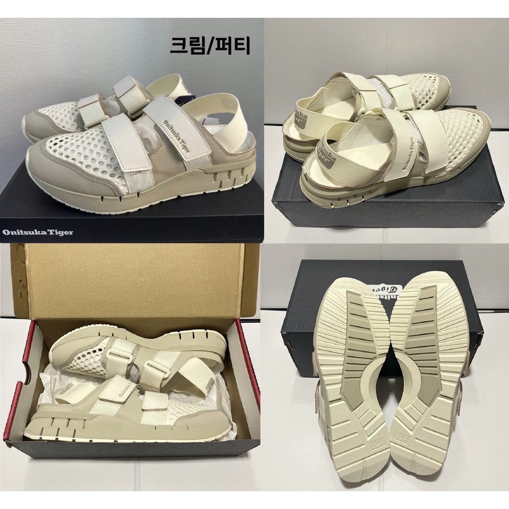 오니츠카타이거 레빌락 샌들 여성 1183A966 230 크림/퍼티 - 상세 이미지 4