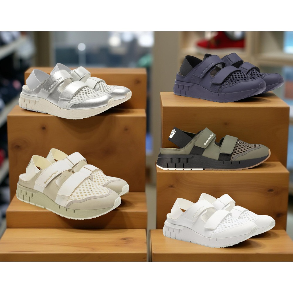 오니츠카타이거 레빌락 샌들 남성 1183A966 260 크림/퍼티