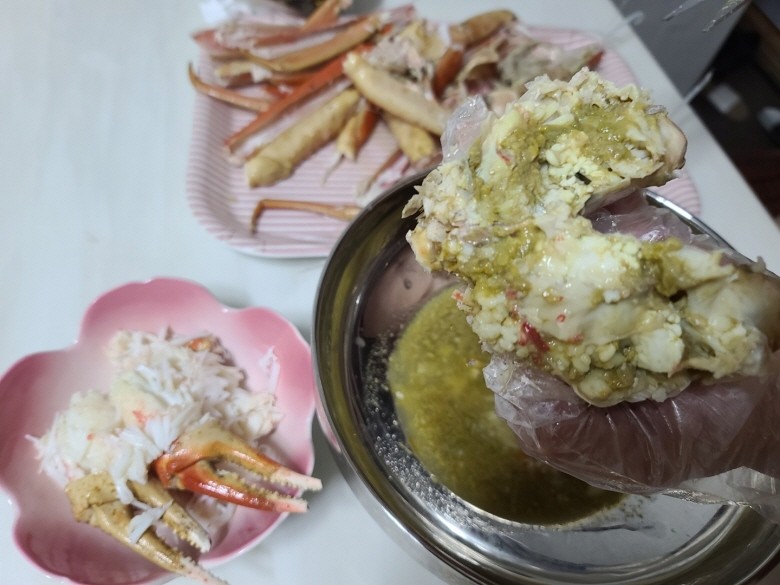 자숙 S급 러시아 박달대게 마가단대게 1kg 생물 자숙1미 꼬물이 선어 수율보장 이미지 7