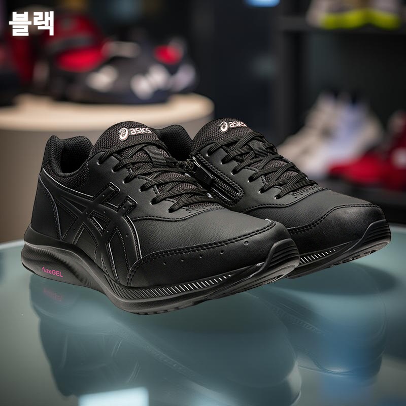 아식스 젤 펀워커 여성 워킹화 웰니스 조깅 운동화 1292A053 23.5 400/네이비블루 - 상세 이미지 2