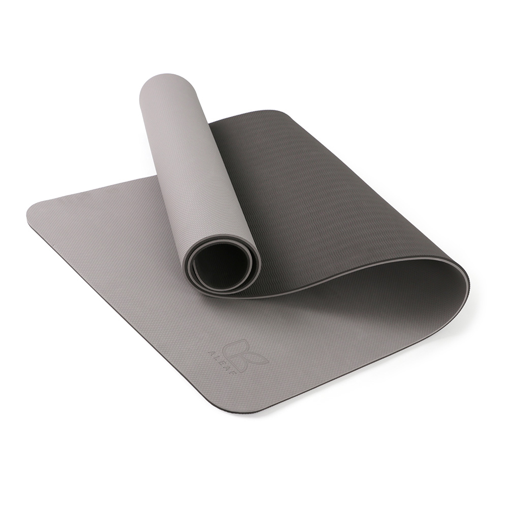 아리프 TPE 요가매트 스탠다드 양면 밴드포함 8mm, 밍크브라운