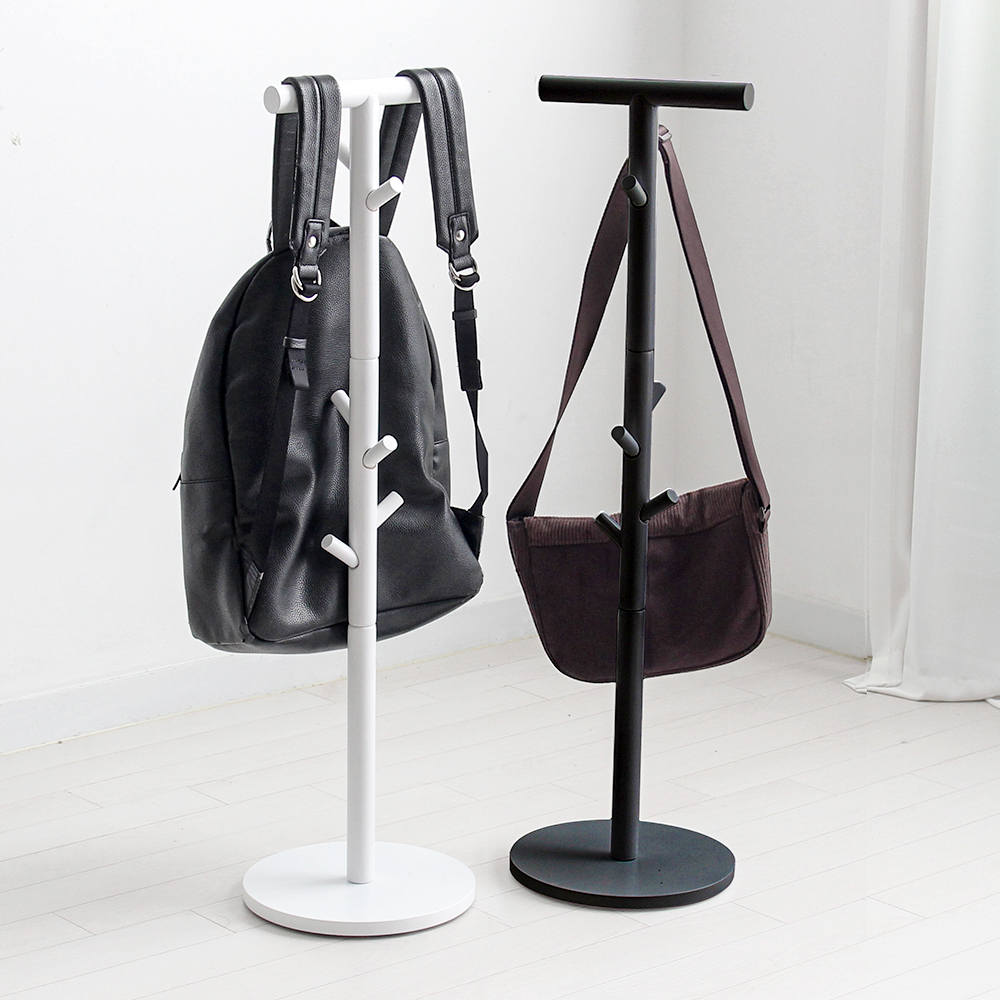 원목 가방걸이스탠드 행거 책가방 옷걸이 초등학생 어린이 모자걸이 거치대 제품 이미지