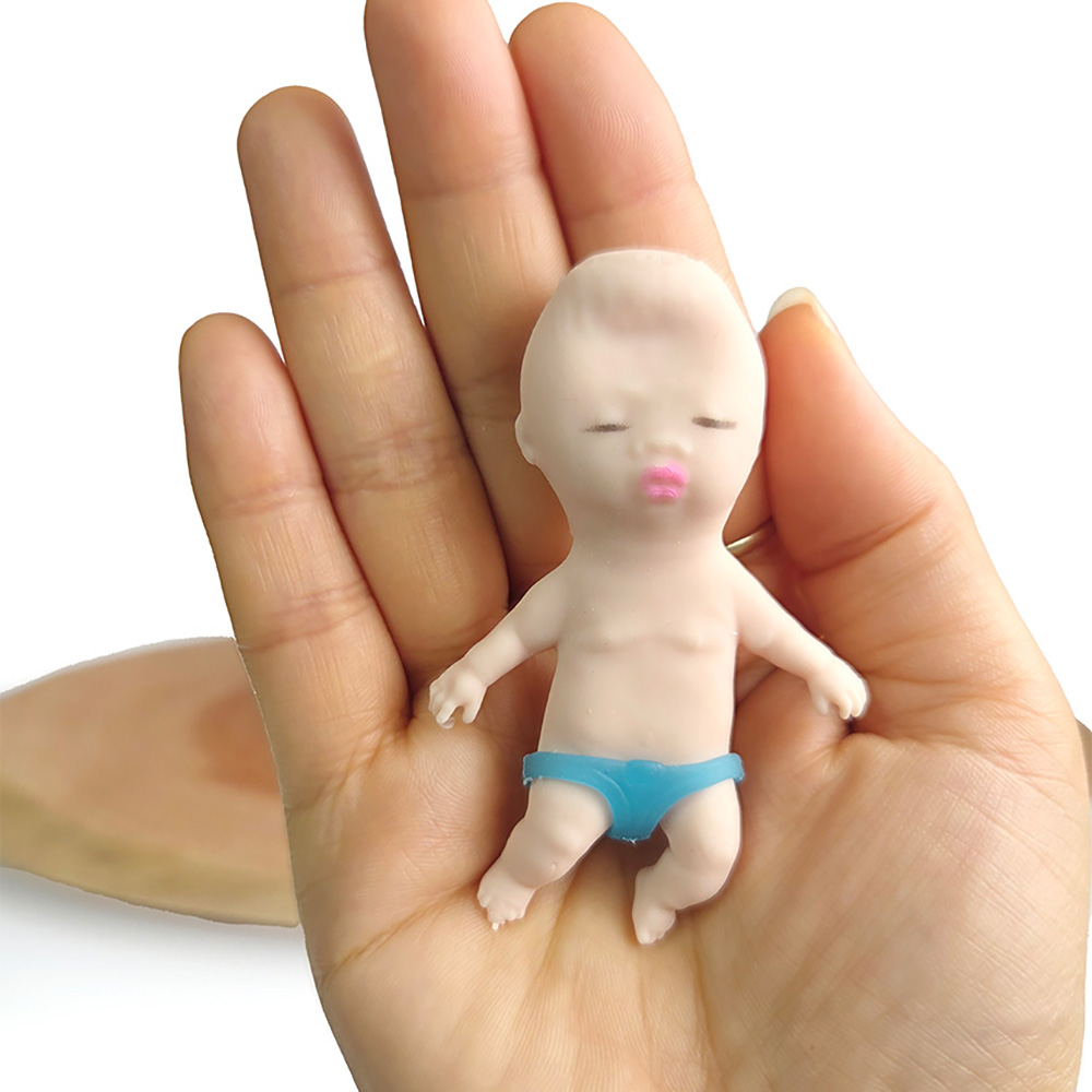아동 KC 엽기베이비 주물럭 말랑이 지퍼팩 키링 쫀득이 스쿼시볼 정서안정 안티스트레스 - 상세 이미지 5