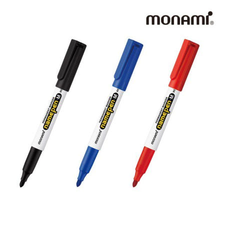 모나미 모나미 네임펜 M 굵은글씨 적색 청색 유성펜