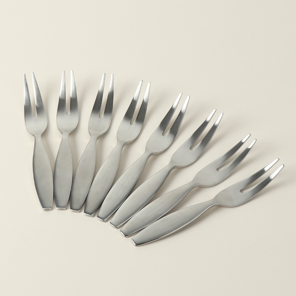 키치니카 스텐 과일포크 8P 국내생산 디저트 케익포크 - 상품 이미지