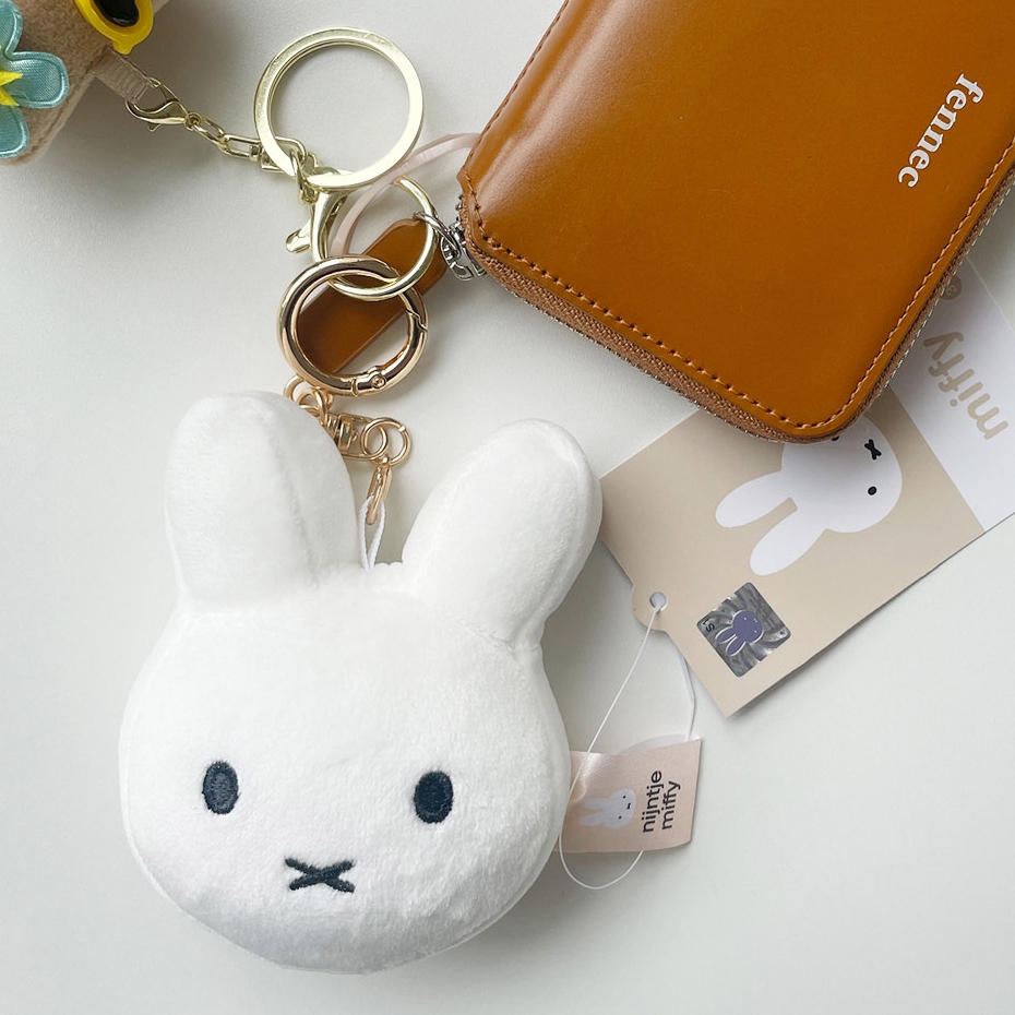 미피 토끼 얼굴 인형 키링 MIFFY 귀여운 백꾸 백참 가꾸 가방 백팩 열쇠 고리 키홀더 - 상세 이미지 3