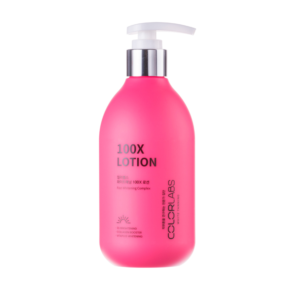 (마스크팩 세트 증.정) 컬러랩스 화이트태닝 100X 로션 300ml - 상품 이미지
