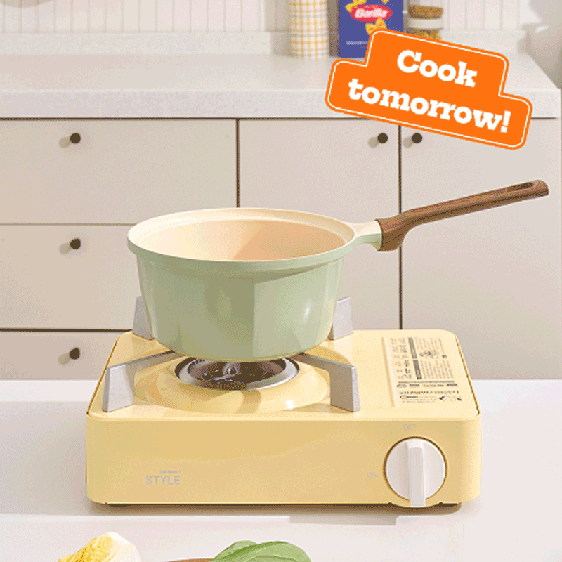 스타일 휴대용 가스렌지 옐로우 블럭 가스레인지 캠핑 미니 버너 스토브